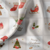 Printed Cotton FINNOIS White / Red